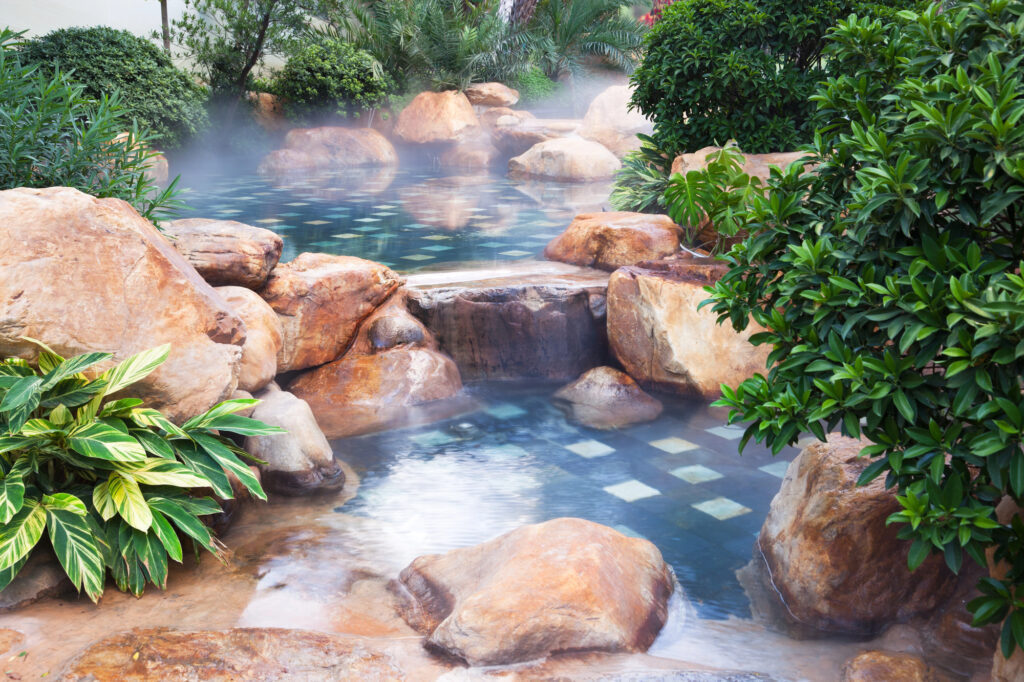 Outdoor wellness retreat